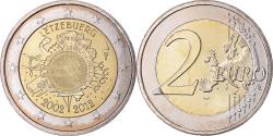 World Coins - Luxembourg, 2 Euro, 10 ans de l'Euro, 2012, Utrecht, , Bi-Metallic