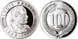 World Coins - France, Medal, Louis Pasteur, Sciences & Technologies, 1995, , Silver