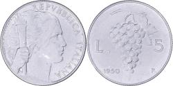 World Coins - Coin, Italy, 5 Lire, 1950, Rome, , Aluminum, KM:89
