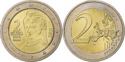 World Coins - Austria, 2 Euro, Bertha von Suttner, 2011, Vienna, Bi-Metallic,