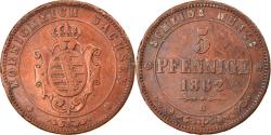 World Coins - Coin, German States, SAXONY-ALBERTINE, Johann, 5 Pfennig, 1862, Dresde
