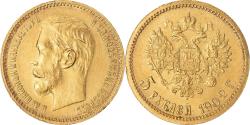 World Coins - Coin, Russia, Nicholas II, 5 Roubles, 1902, St. Petersburg, , Gold