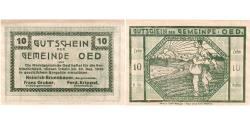 World Coins - Austria, Oed, 10 Heller, personnage, 1920, 1920-12-31, UNC(60-62), Mehl:FS 703a