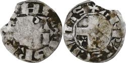 World Coins - France, Philippe II Auguste, Denier Parisis, 1180-1223, Arras, Billon