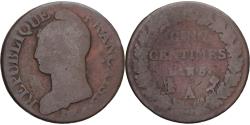 World Coins - Coin, France, Dupré, 5 Centimes, AN 5, Paris, , Copper, Gadoury:126