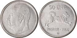 World Coins - Coin, Norway, 50 Öre, 1966