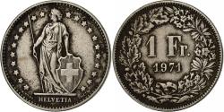 World Coins - Switzerland, Franc, 1971, Bern, Copper-nickel, , KM:24a.1