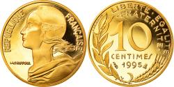 World Coins - Coin, France, Marianne, 10 Centimes, 1995, Paris, Proof,