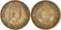 World Coins - Coin, Hong Kong, 10 Cents, 1965