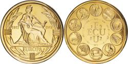World Coins - France, Medal, Ecu Europa, Europe Assise, 1982, Rodier, , Bronze Florentin