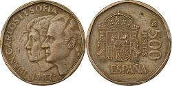 World Coins - Spain, Juan Carlos I, 500 Pesetas, 1987, Madrid, Aluminum-Bronze,