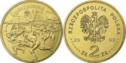 World Coins - Poland, 2 Zlote, 2003, Warsaw, Śmigus-dyngus, Brass, , KM:451