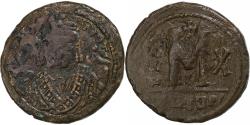Ancient Coins - Maurice Tiberius, Follis, 591-592, Thessalonica, Bronze, , Sear:533
