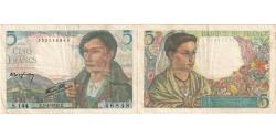 World Coins - France, 5 Francs, Berger, 1945, S.144, AU(55-58), Fayette:5.6, KM:98a