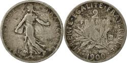 World Coins - Coin, France, Semeuse, 2 Francs, 1900, Paris, , Silver, KM:845.1