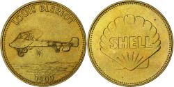 World Coins - France, Token, Collection Shell, Louis Blériot, Bronze-Aluminium,