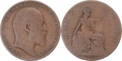 World Coins - Coin, Great Britain, 1/2 Penny, 1908