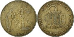 World Coins - Coin, West African States, 10 Francs, 1995