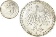 World Coins - Coin, GERMANY - FEDERAL REPUBLIC, 10 Mark, 1972, Munich, , Silver