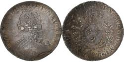 World Coins - France, Louis XV, Ecu aux branches d'olivier, 1737, Aix, Silver,