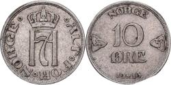 World Coins - Norway, Haakon VII, 10 Öre, 1913, Kongsberg, Silver, , KM:372