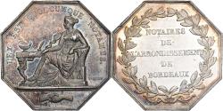 World Coins - France, Token, Notaires de l'Arrondissement de Bordeaux, Silver, Tiolier