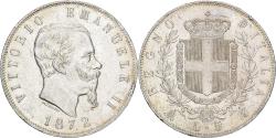 World Coins - Italy, Vittorio Emanuele II, 5 Lire, 1872, Milan, Silver, , KM:8.3