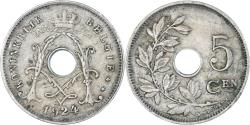 World Coins - Coin, Belgium, 5 Centimes, 1924