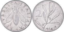 World Coins - Coin, Italy, 2 Lire, 1954, Rome, , Aluminum, KM:94