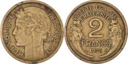 World Coins - Coin, France, Morlon, 2 Francs, 1935, Paris, , Aluminum-Bronze, KM:886