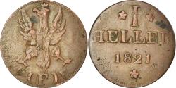 World Coins - Coin, German States, FRANKFURT AM MAIN, Heller, 1821, , Copper, KM:301