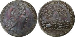 World Coins - France, Token, Louis XIV, Artillerie, 1696, Copper, , Feuardent:1004