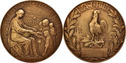 World Coins - France, Medal, French Third Republic, Politics, Society, War, 1915, Lefebvre