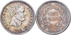 World Coins - France, Napoleon I, Demi Franc, 1808, Paris, Silver, , Gadoury:398