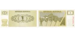 World Coins - Slovenia, 1 (Tolar), KM:1a, AU(55-58)