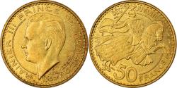 World Coins - Coin, Monaco, Rainier III, 50 Francs, Cinquante, 1950,