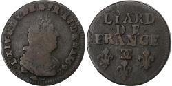 World Coins - France, Louis XIV, Liard, 1698, Besançon, Copper, , Gadoury:81