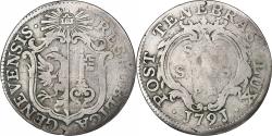 World Coins - SWISS CANTONS, GENEVA, 6 Sols, 1791, Bern, Billon,