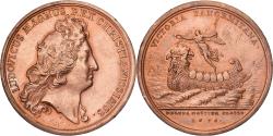 World Coins - France, Medal, Bataille Navale de Palerme, 1676, Bronze, Mauger, Restrike