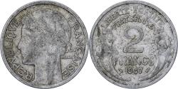 World Coins - France, 2 Francs, Morlon, 1947, Paris, Aluminum, , KM:886a.1