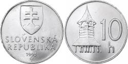 World Coins - Slovakia, 10 Halierov, 1993, Kremnica, Aluminum,