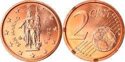 World Coins - San Marino, 2 Euro Cent, 2009, Rome, , Copper Plated Steel, KM:441