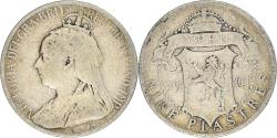 World Coins - Coin, Cyprus, 9 Piastres, 1901, , Silver, KM:6