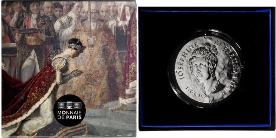 France, 10 Euro, Joséphine de Beauharnais, 2018, Monnaie de Paris
