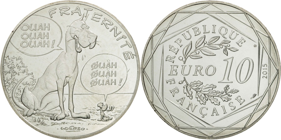 La euro. 10 Fraternite 1989.