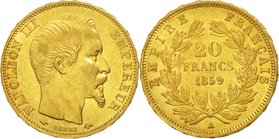 Cours Du Napoléon 20 Francs Or 1859