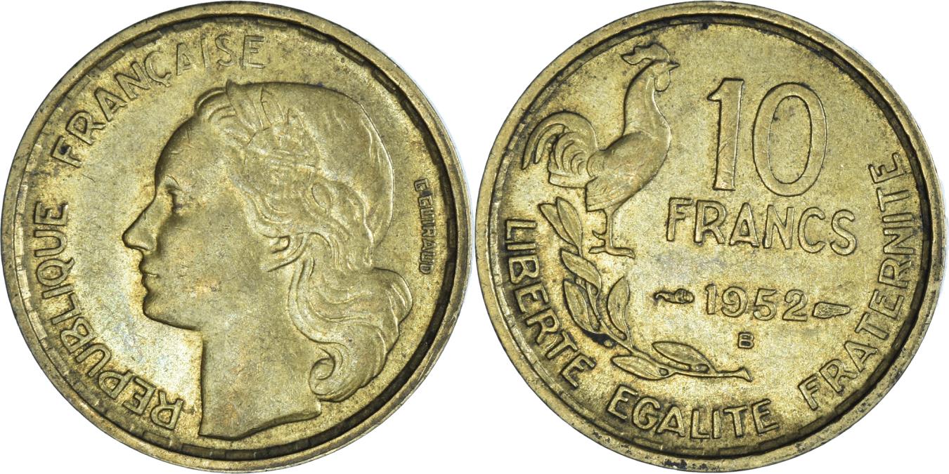 Coin, France, 10 Francs, 1952 | European Coins