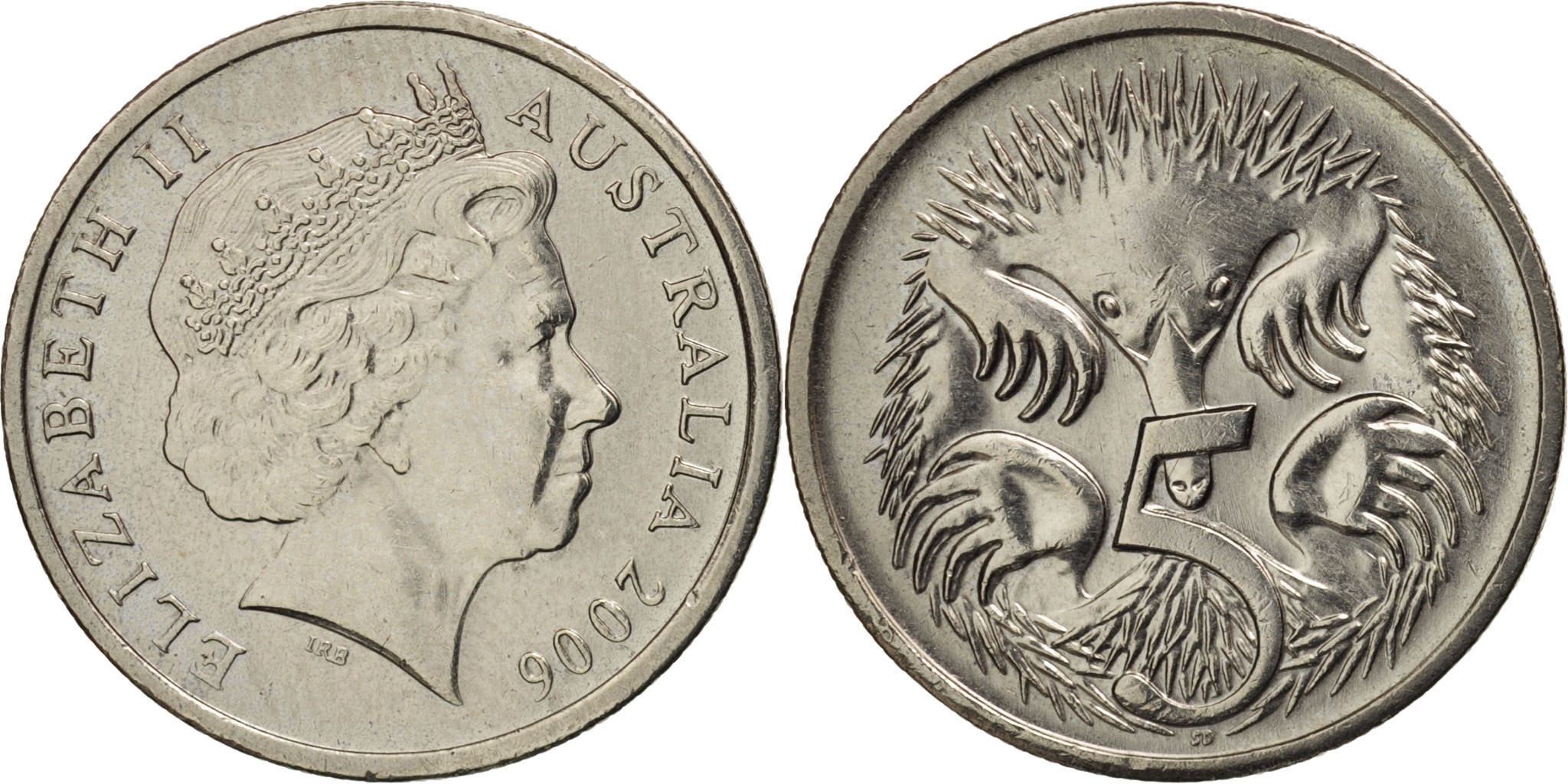 Australia, Elizabeth II, 5 Cents, 2006, , Copper-nickel, KM:401