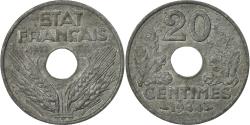 World Coins - Coin, France, État français, 20 Centimes, 1944, Paris, , Zinc