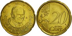 World Coins - VATICAN CITY, 20 Euro Cent, 2012, , Brass, KM:386